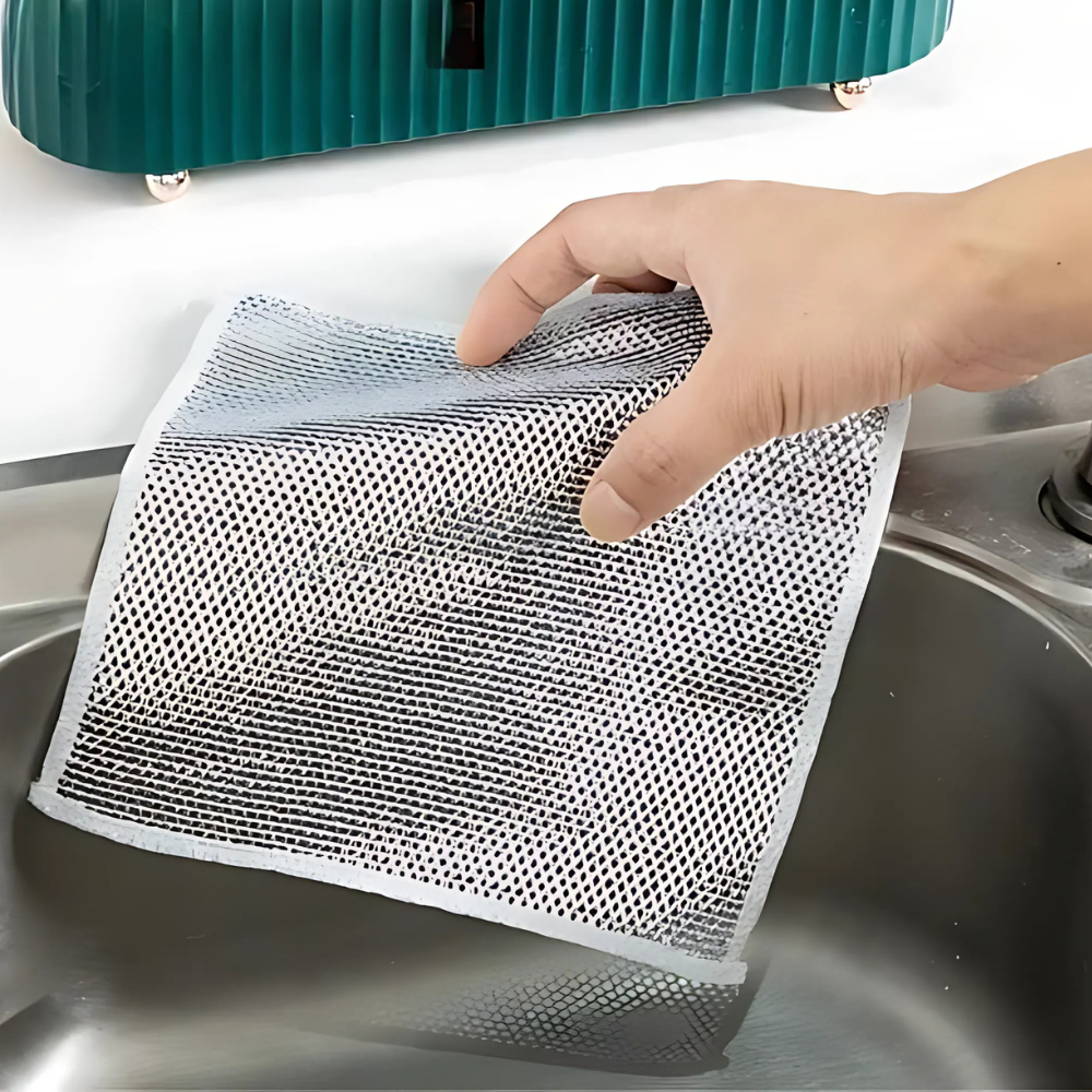 Paños de Cocina Rejilla Set Limpieza