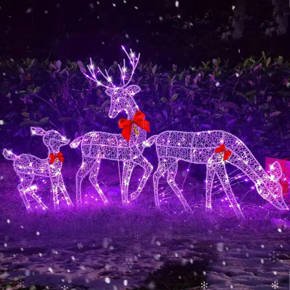 Christmas Decorations Light Up Reindeer Figure