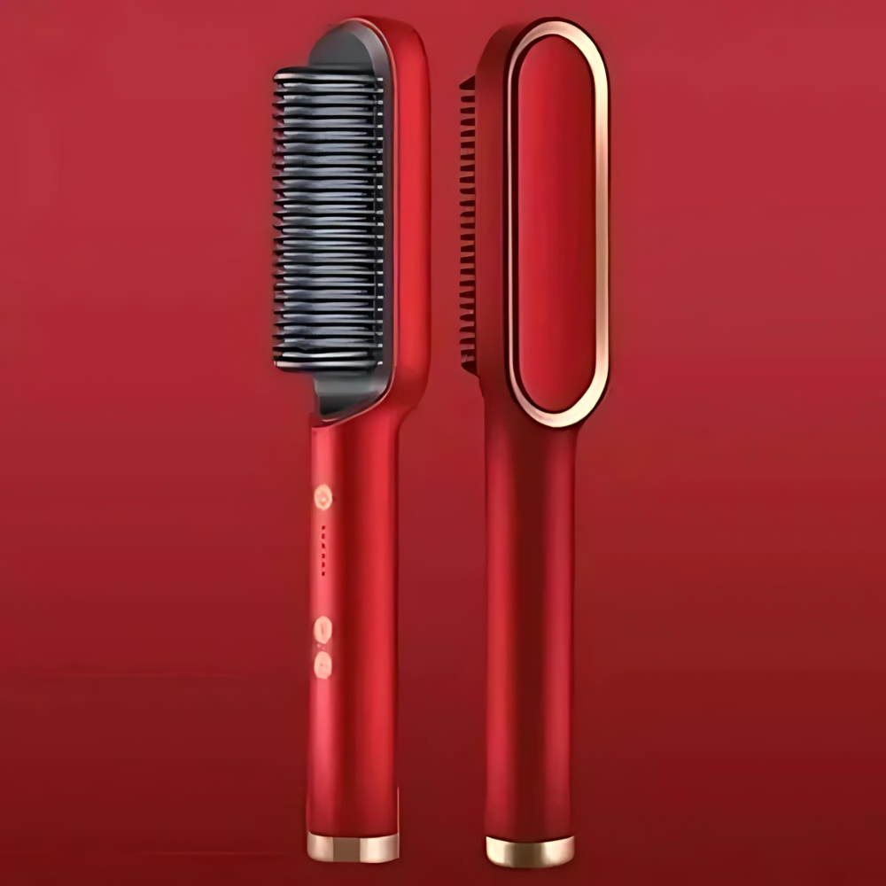 Hair Straightening Brush Ionic Styling Comb