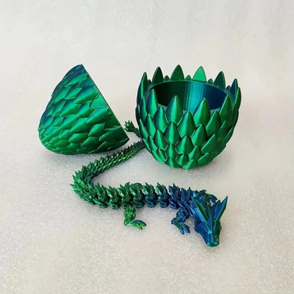 Dragon Egg Crystal Figurine 3D Printed Toy