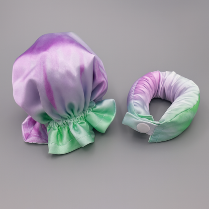 Zestaw satynowych lokówek bez użycia ciepła