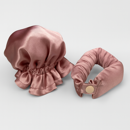 Zestaw satynowych lokówek bez użycia ciepła