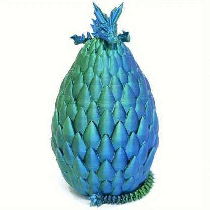 Dragon Egg Crystal Figurine 3D Printed Toy