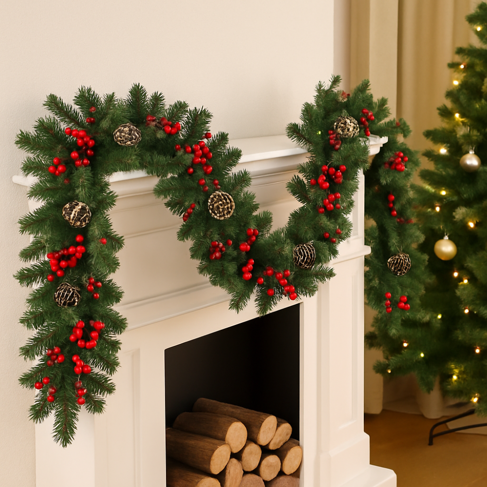 Christmas Decorations Pre Lit Garland Lights