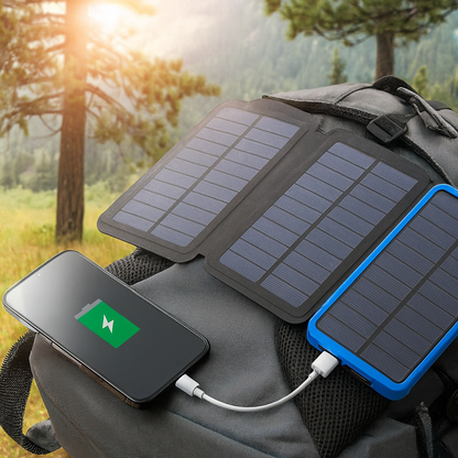 Chargeur de batterie portable solaire