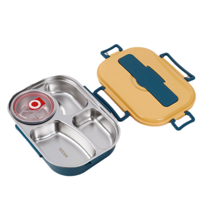 Stainless Steel Bento Lunch Box Compartments