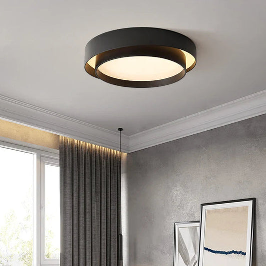 Ceiling Light Modern Round Metal LED Fixture