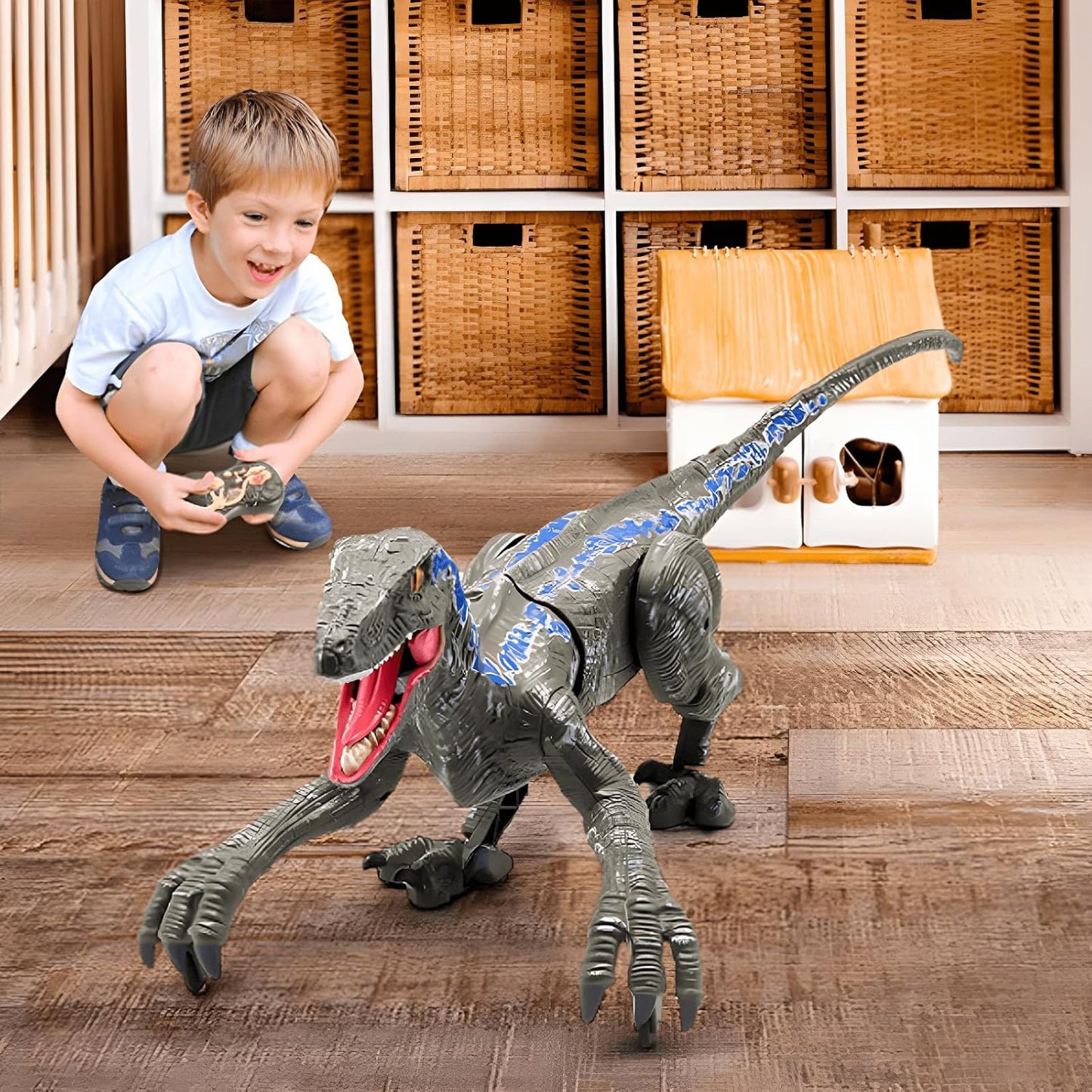 Dinosaurio de juguete para niños con control remoto