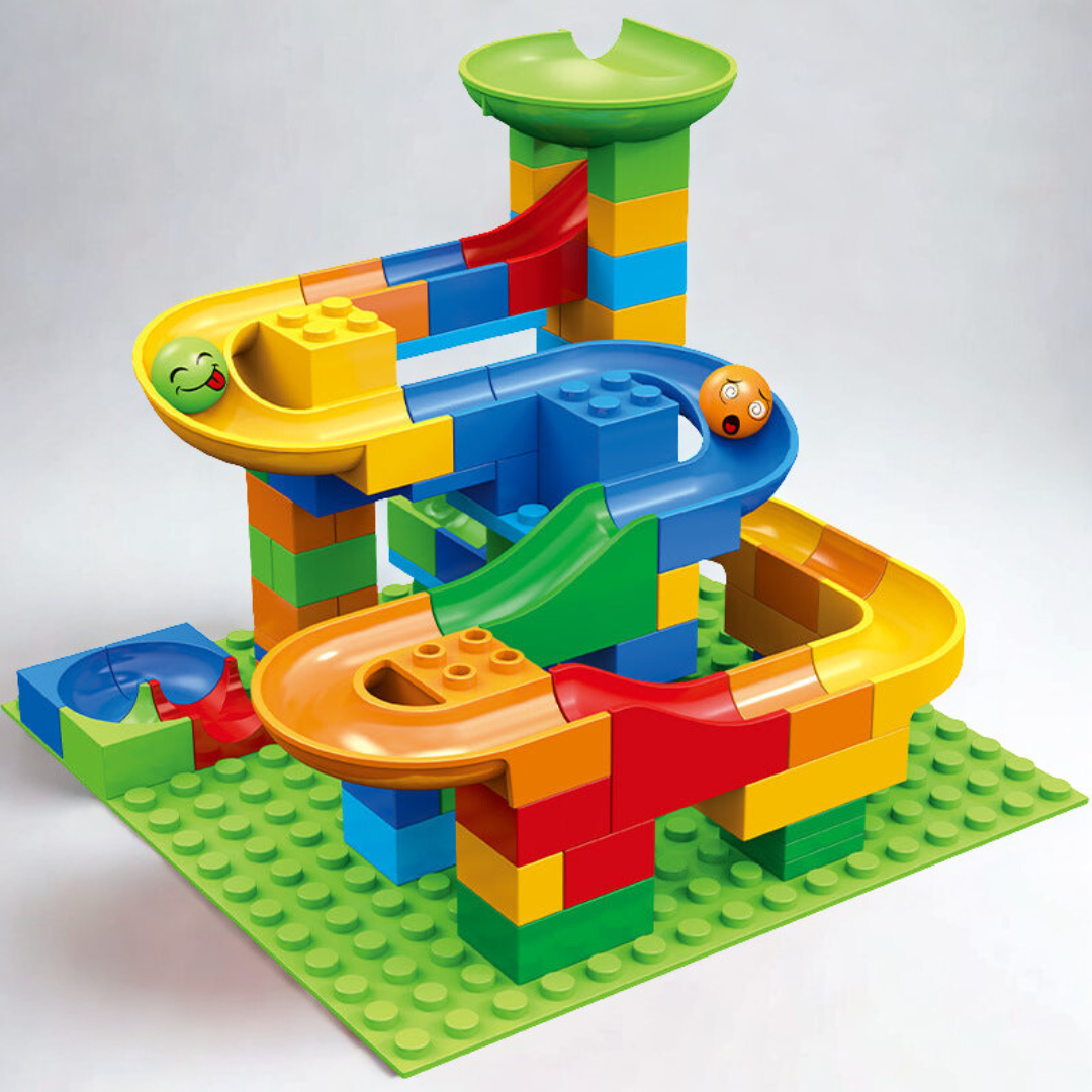 Educational Marble Run Building Block Set