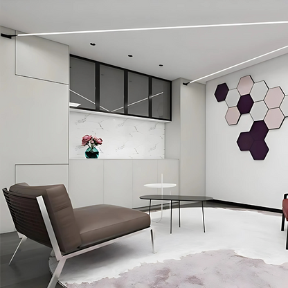 Lumière de plafond linéaire LED design moderne