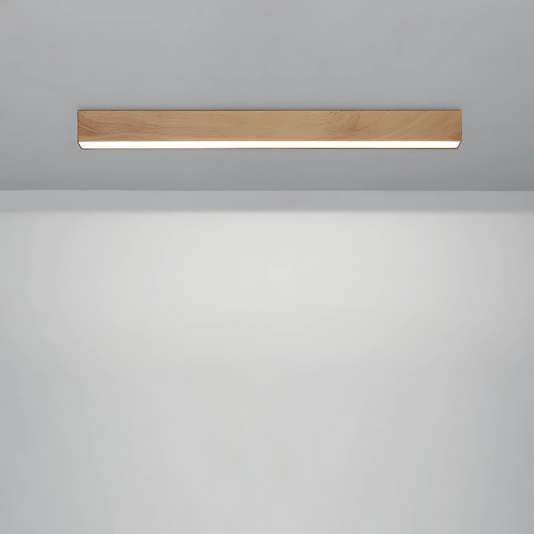 Ceiling Lights Modern Wood Linear Bar Fixture