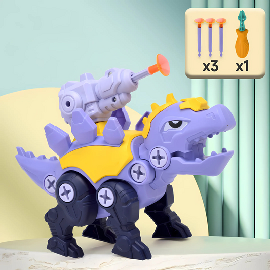 Kinder Dinosaurier Baustellen-Bauset