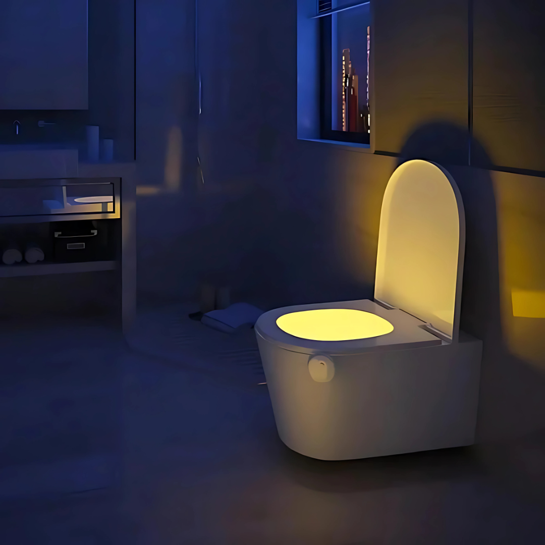 Luz LED para inodoro con sensor de movimiento