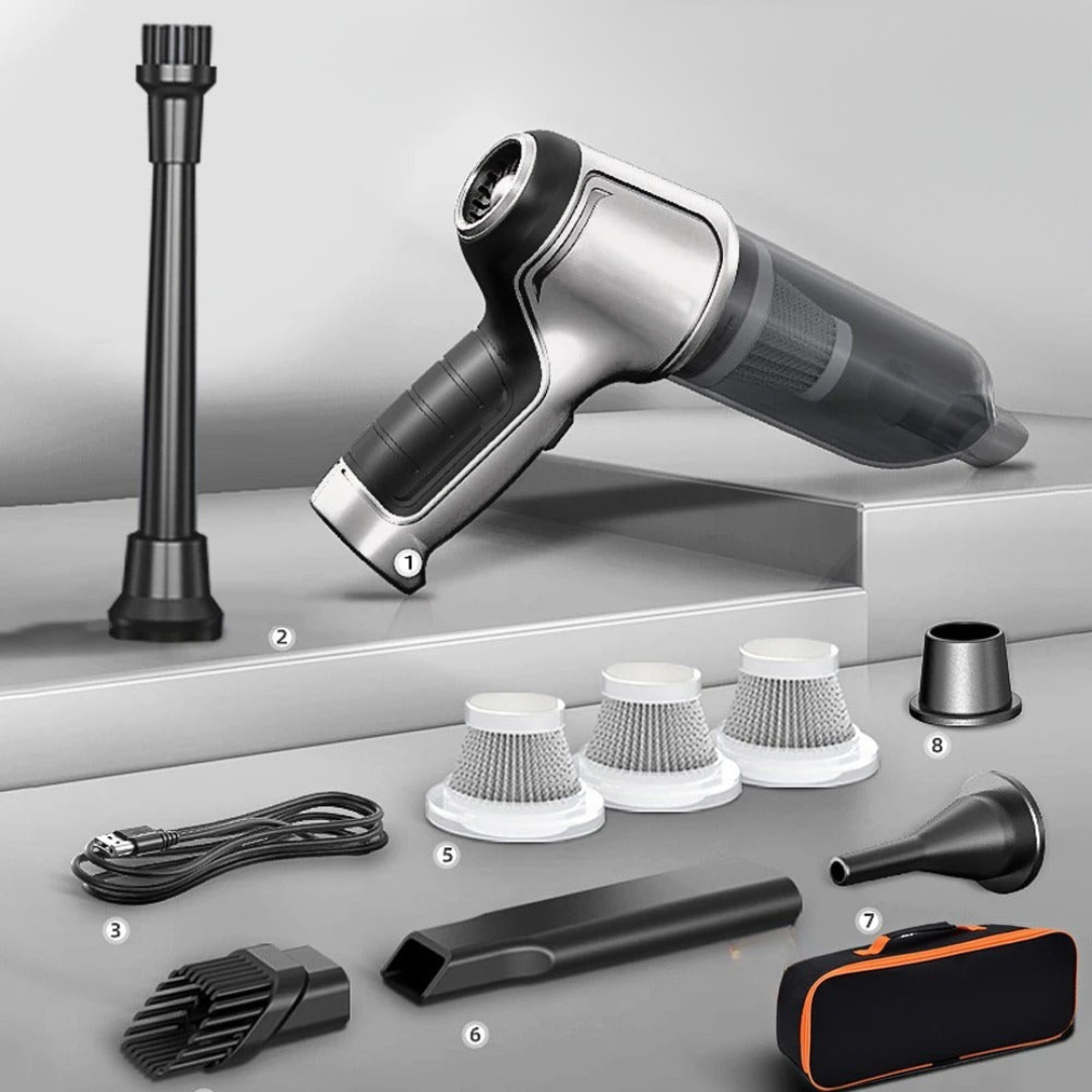 Aspirateur de voiture sans fil Puissance d'aspiration élevée