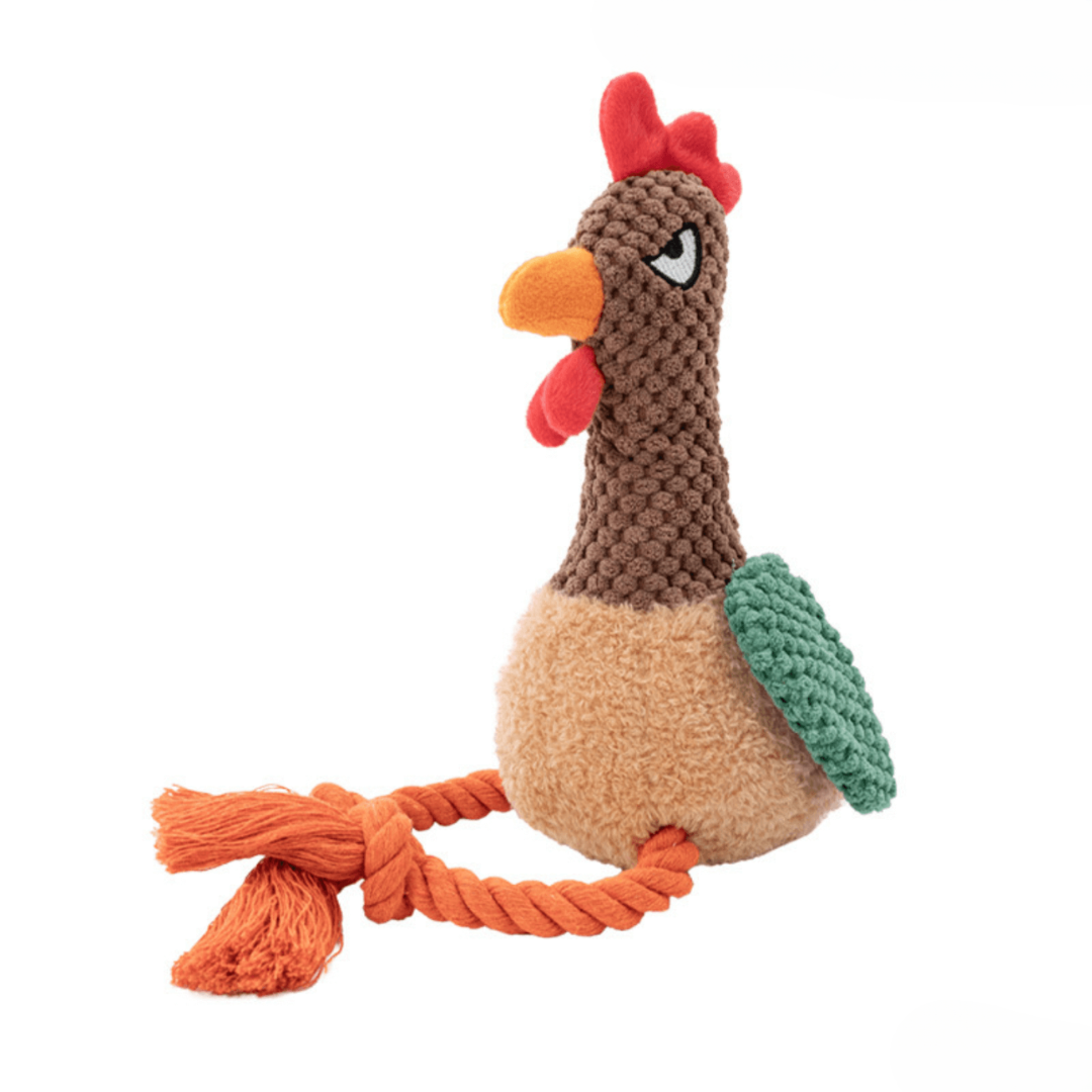 Juguete de Peluche para Perro Resistente para Masticar con Chirriador