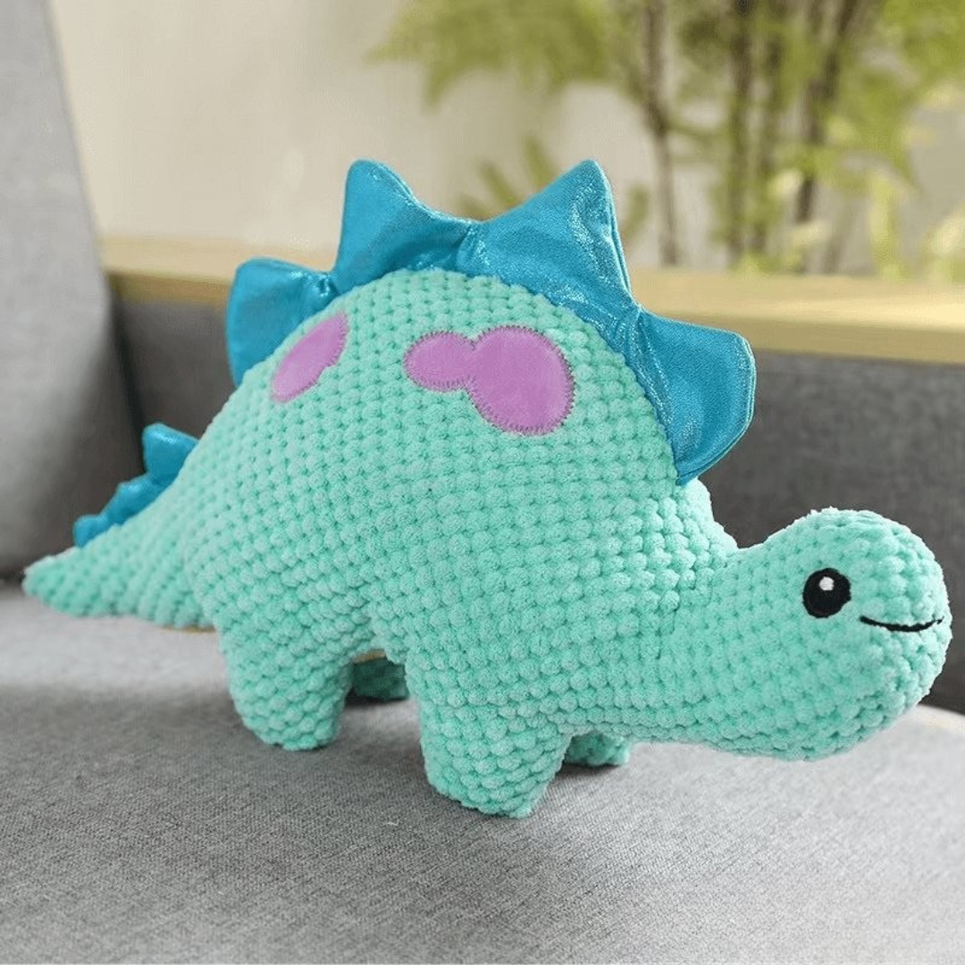 Juguete de peluche para perro resistente a mordeduras con chirriador
