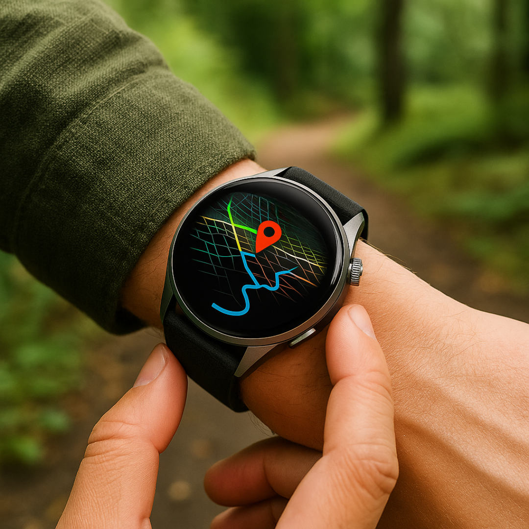 Montre intelligente GPS Suivi sportif Fonction d'appel