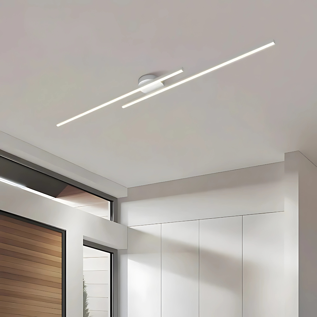 Lampade da soffitto moderne a striscia in alluminio con design LED
