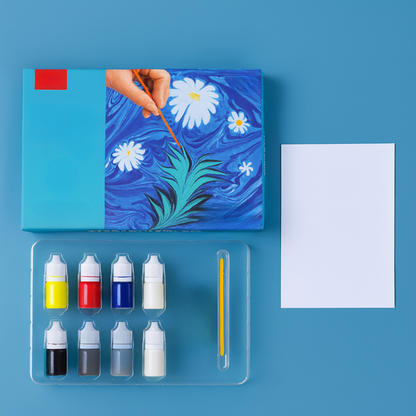 Kinder Malkunst Wasser Marmorieren Set