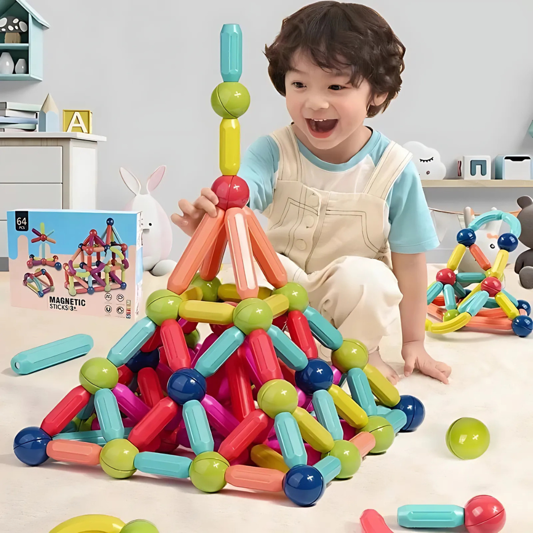 Magnetic Building Blocks Educational Toy Set