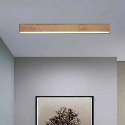 Ceiling Lights Modern Wood Linear Bar Fixture