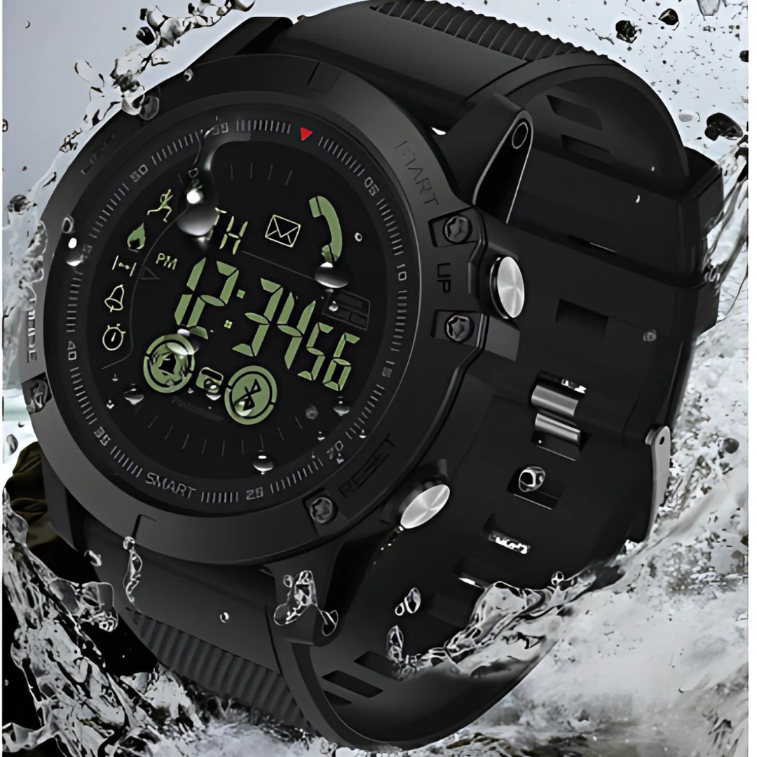 Reloj inteligente resistente impermeable diseño militar