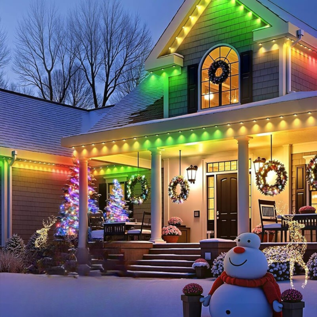 Luces Navideñas Inteligentes LED para Exterior