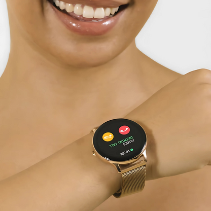 Montre intelligente or maille traqueur de fitness