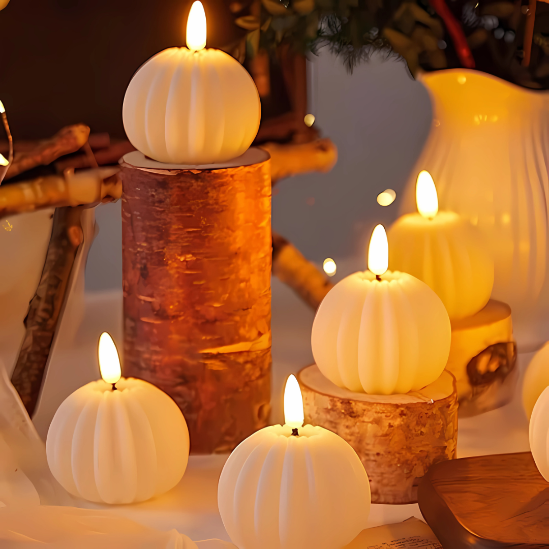 Velas decorativas LED parpadeantes sin llama