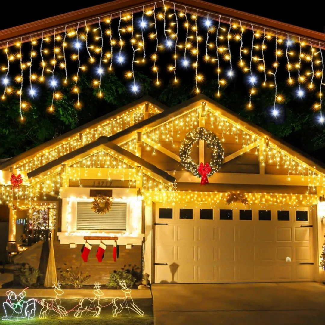 Luces de decoración navideña LED para exteriores