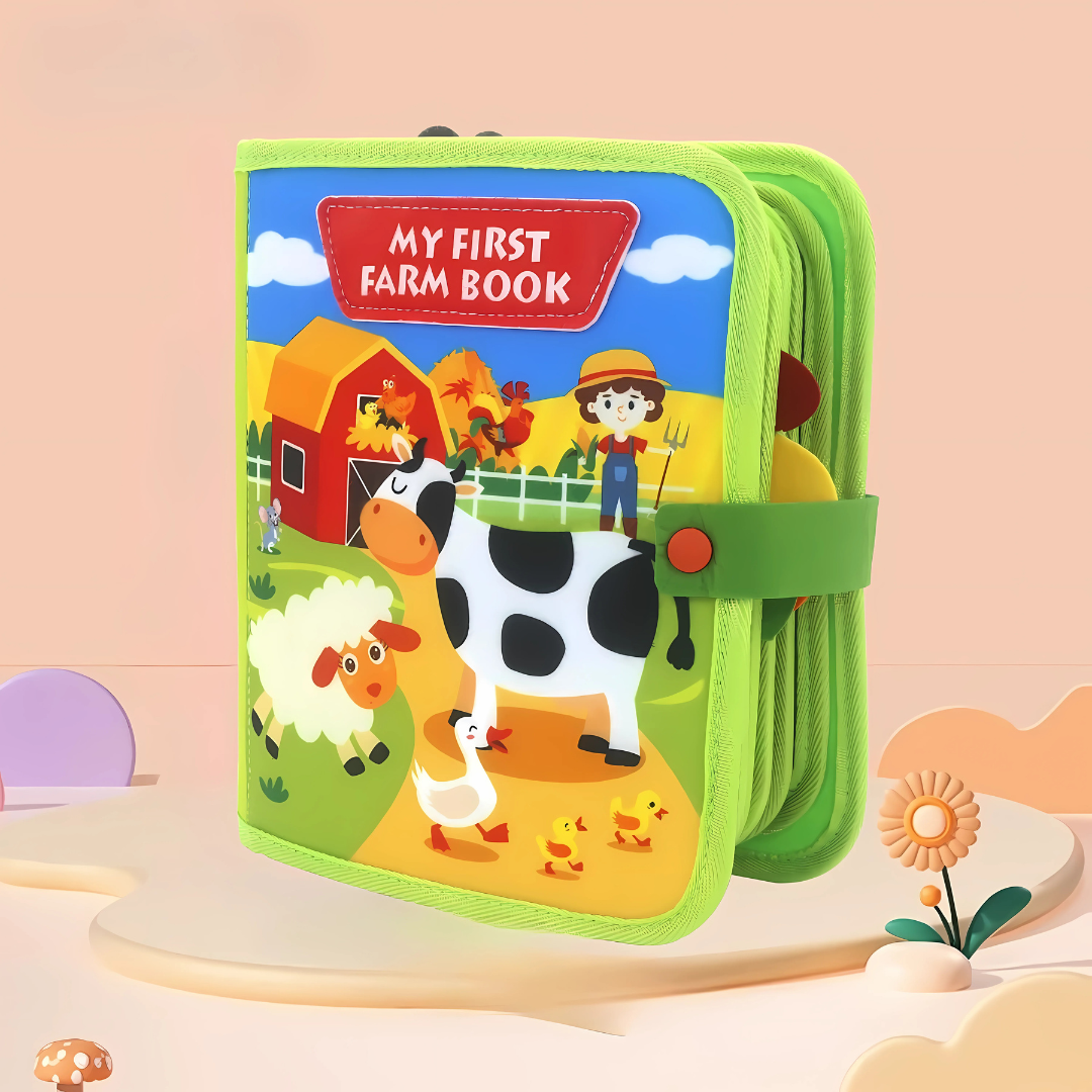 Livre d'histoires éducatif pour enfants sur les animaux de la ferme