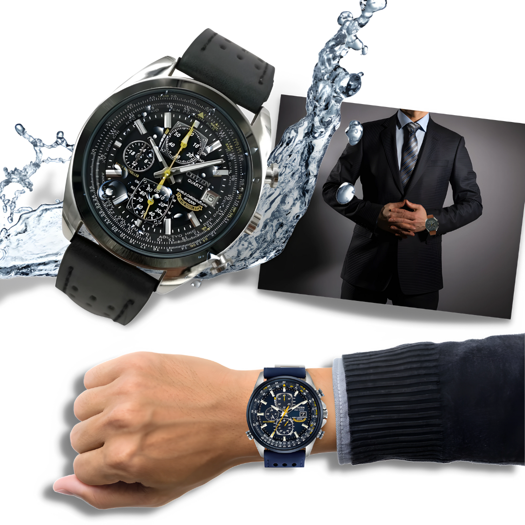 Reloj de pulsera resistente al agua para hombre con cuarzo