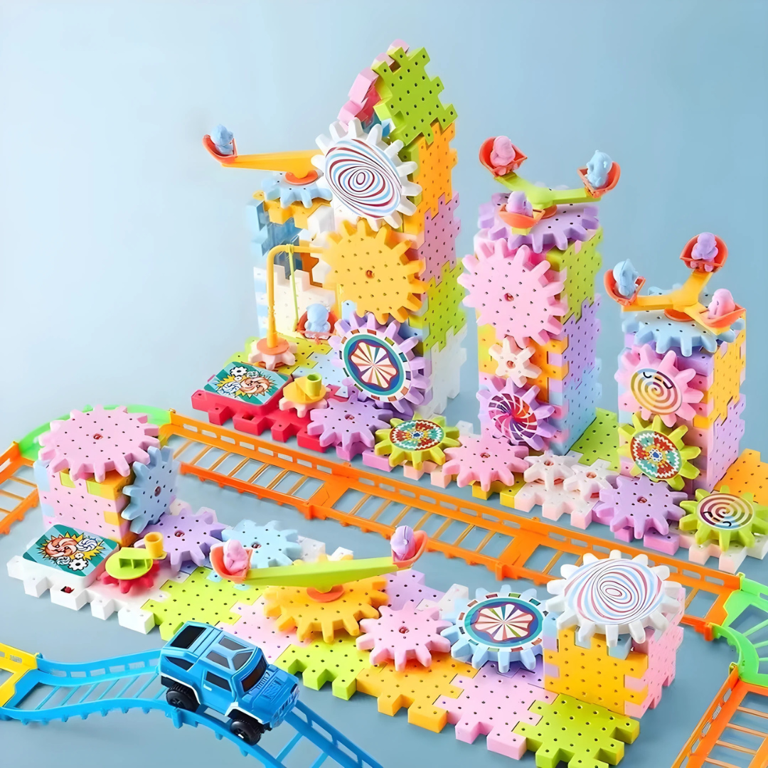 Set educativo di costruzioni con blocchi