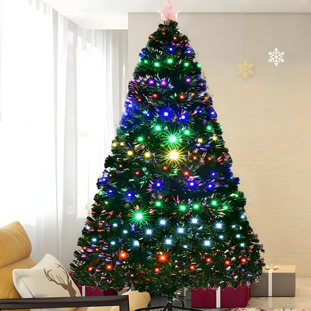 Decorazioni di Natale Albero Artificiale Pre Illuminato