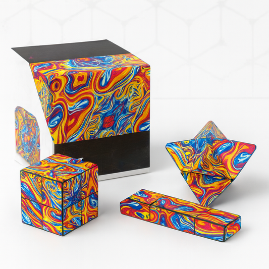 Puzzle Cube Magnetic Folding Fidget Toy