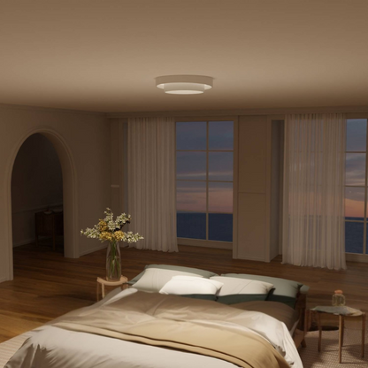 Lámparas de techo modernas con montaje empotrado y estructura de metal