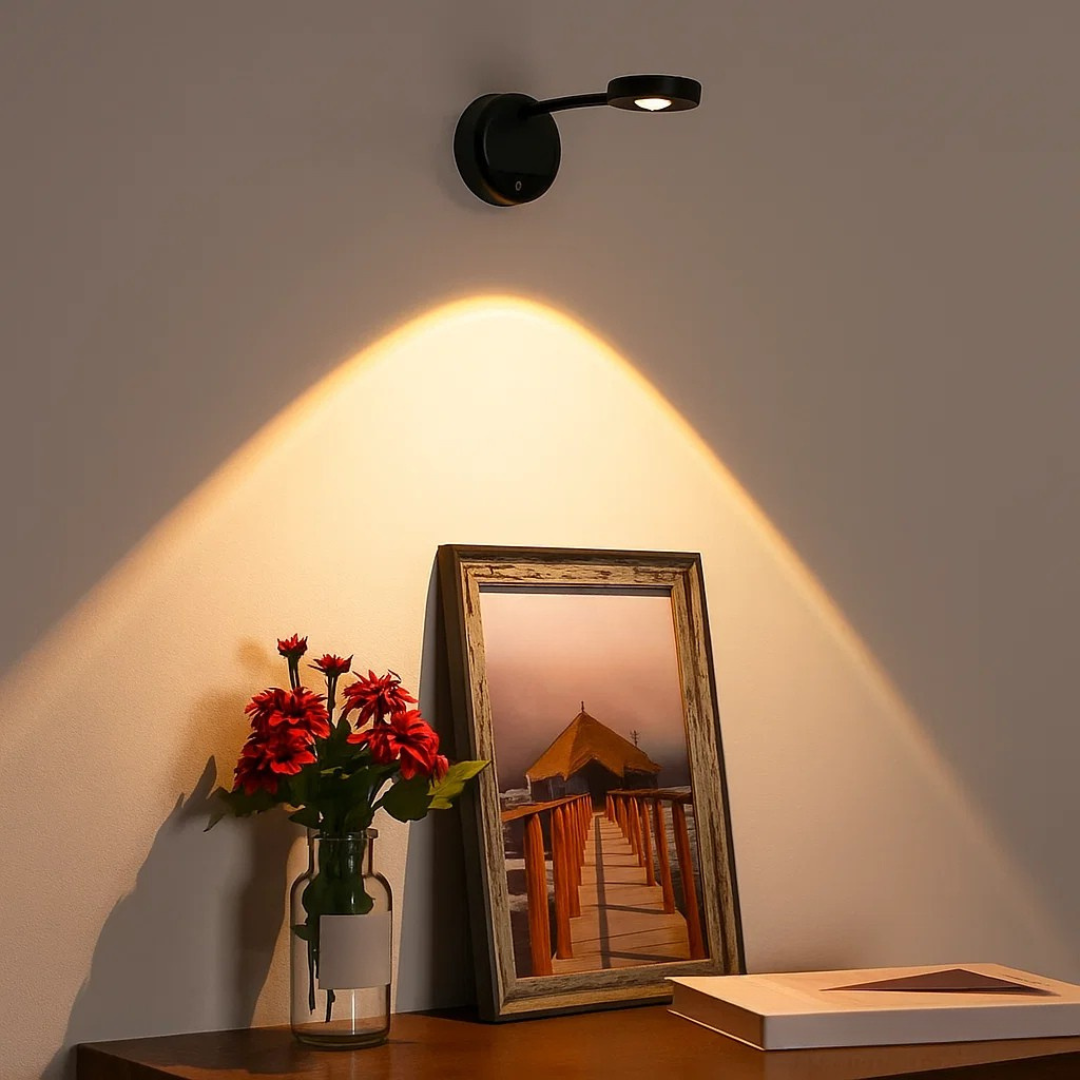 Applique murale réglable à détecteur de mouvement LED