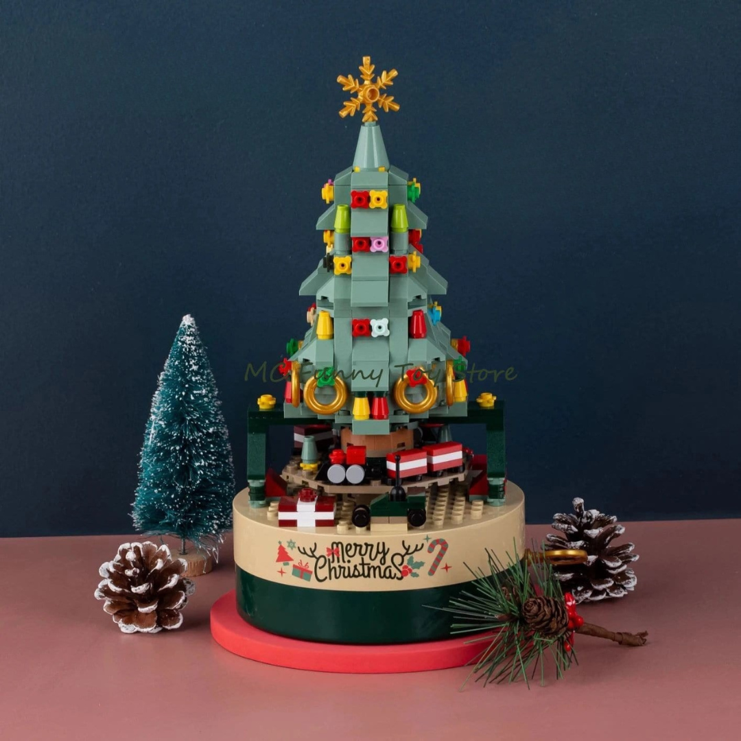 Décorations de Noël Bricolage Blocs de Construction d'Arbre