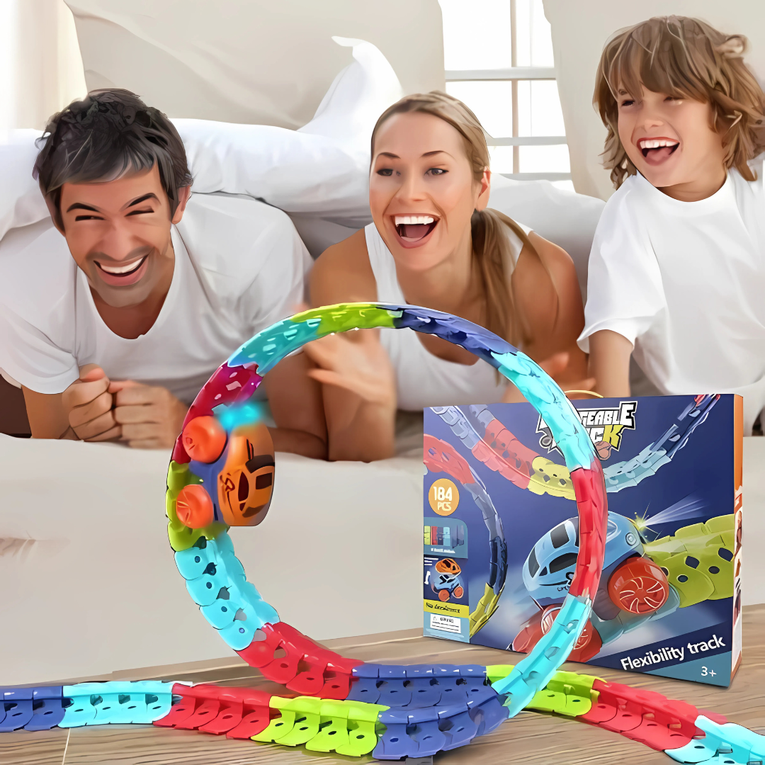 Toy Car Flexible Racing Track Set