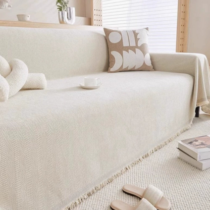 Funda de sofá protección duradera de tela chenilla