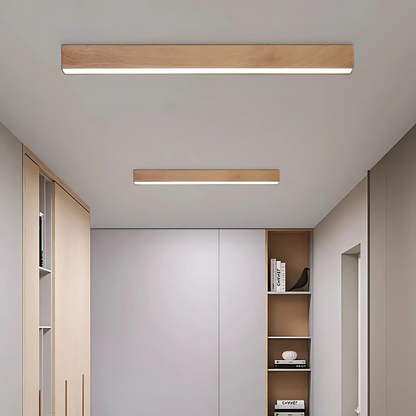 Ceiling Lights Modern Wood Linear Bar Fixture
