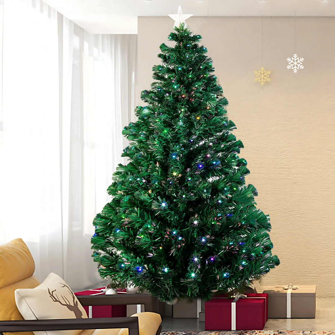 Decorazioni di Natale Albero Artificiale Pre Illuminato