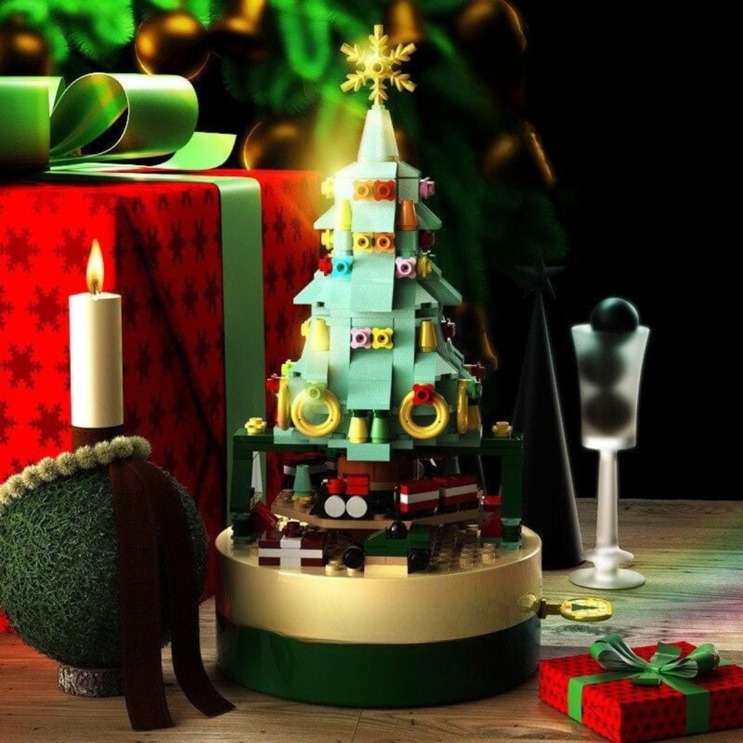 Decorazioni di Natale Fai-da-te Blocchi da Costruzione per Albero