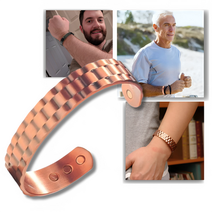 Bracelet de thérapie magnétique pour hommes