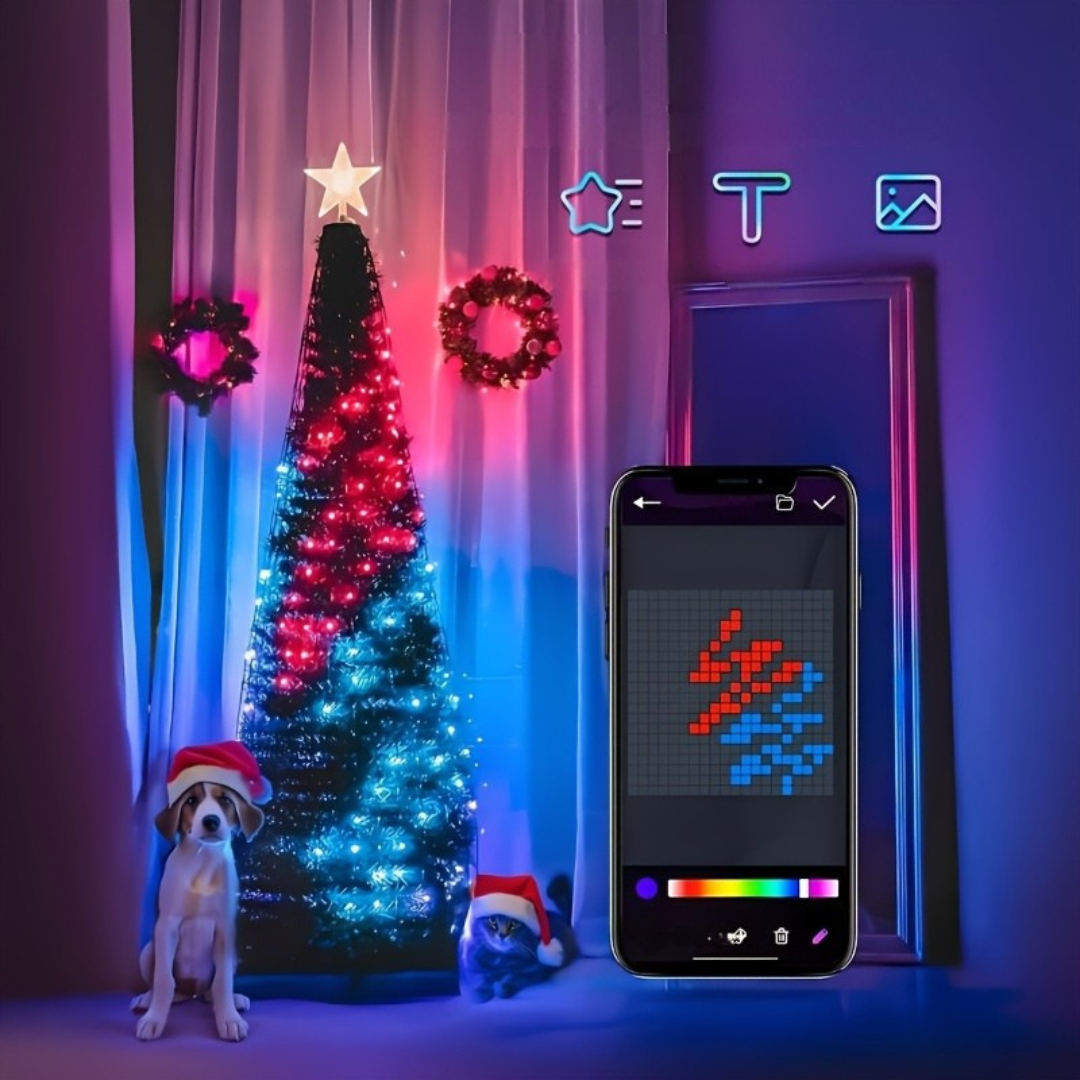 Guirlandes lumineuses LED de Noël pour intérieur et extérieur