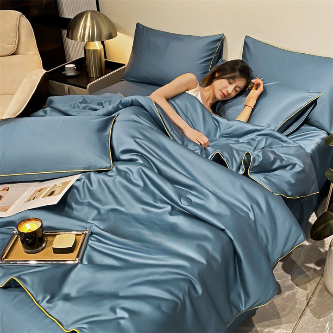 Lekka oddychająca kołdra chłodząca do spania