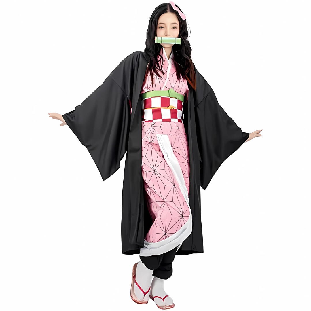 Disfraz de Halloween de Anime Kimono | Capa de Manga Larga