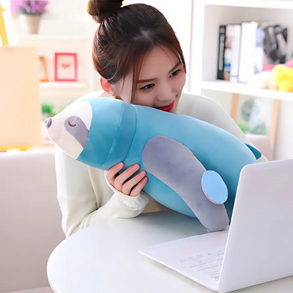 Coussin câlin en peluche douce