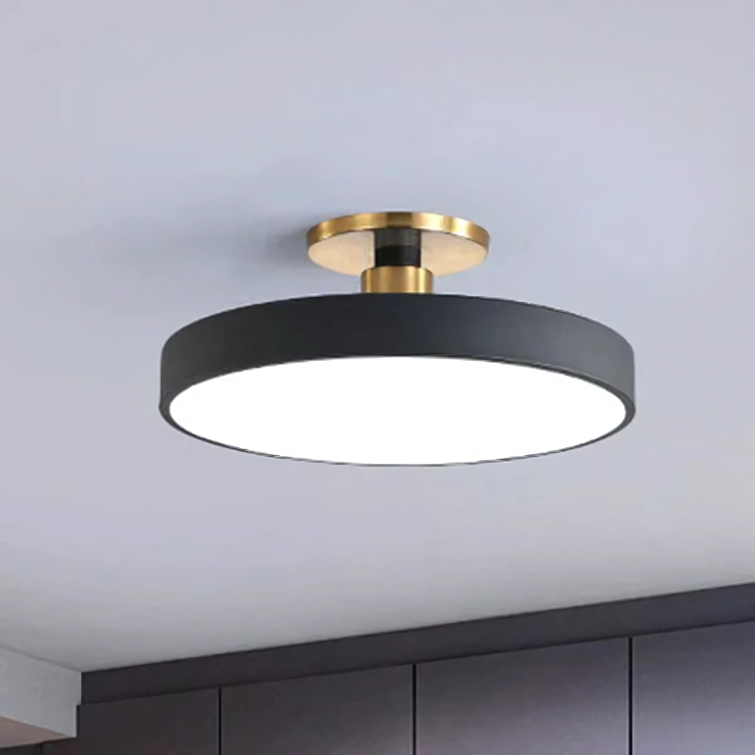 Moderne luci da soffitto in acrilico a montaggio a filo