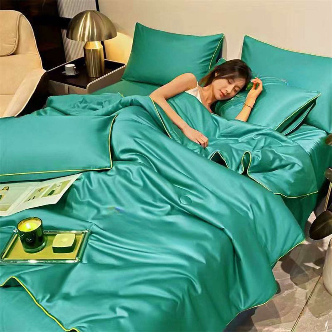 Lekka oddychająca kołdra chłodząca do spania